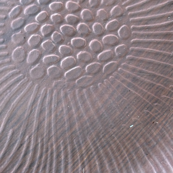 Pink vintage Laslo for Mikasa ruffled edge glass plate - Picture 2 of 8